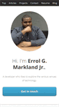 Mobile Screenshot of errolmarkland.com